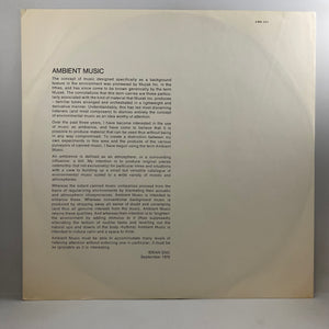 Brian Eno – Ambient 1 Music For Airports LP USED Vinyl NM/VG+ 1st Pressing