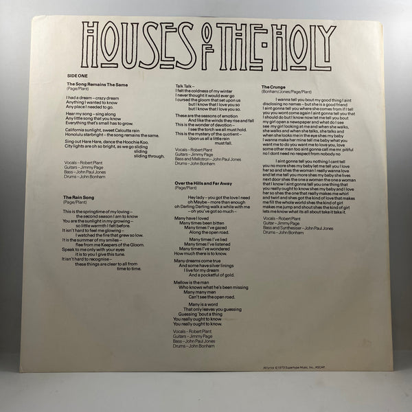 Led Zeppelin – Houses Of The Holy LP USED Vinyl VG+/VG+