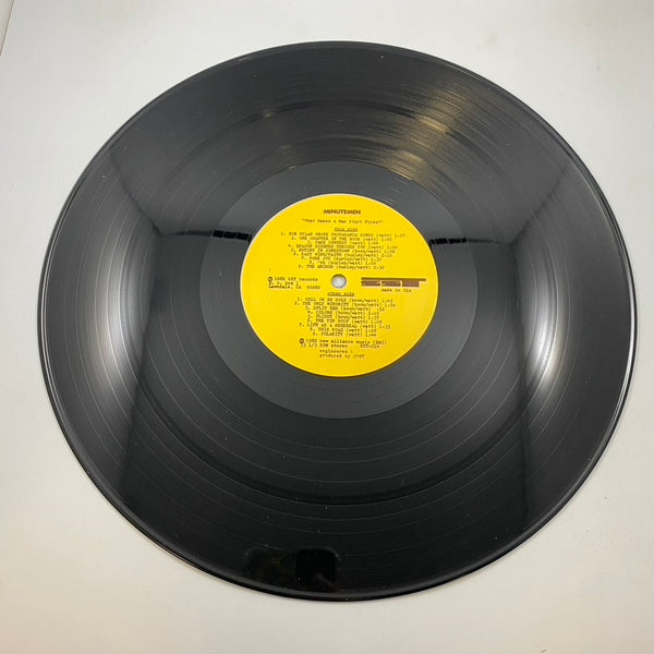 Minutemen – What Makes A Man Start Fires? LP USED Vinyl NM/VG+ Original Pressing