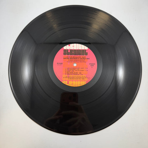 Captain Beefheart & The Magic Band – Lick My Decals Off, Baby LP USED Vinyl VG+/G+