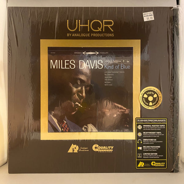 Miles Davis – Kind Of Blue LP Box Set USED VG++/NM UHQR Audiophile 200 Gram Clear Vinyl Numbered
