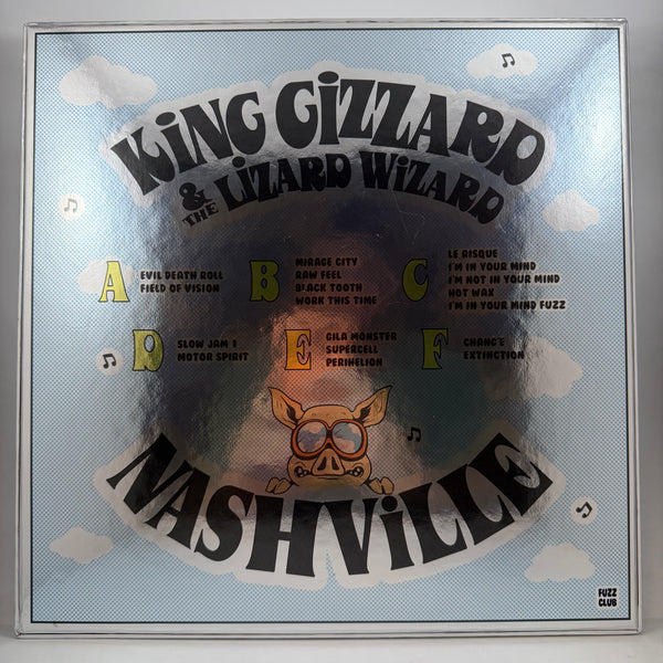 King Gizzard & The Lizard Wizard – Live In Nashville '24 LP USED Vinyl Box Set NM/NM Color Vinyl