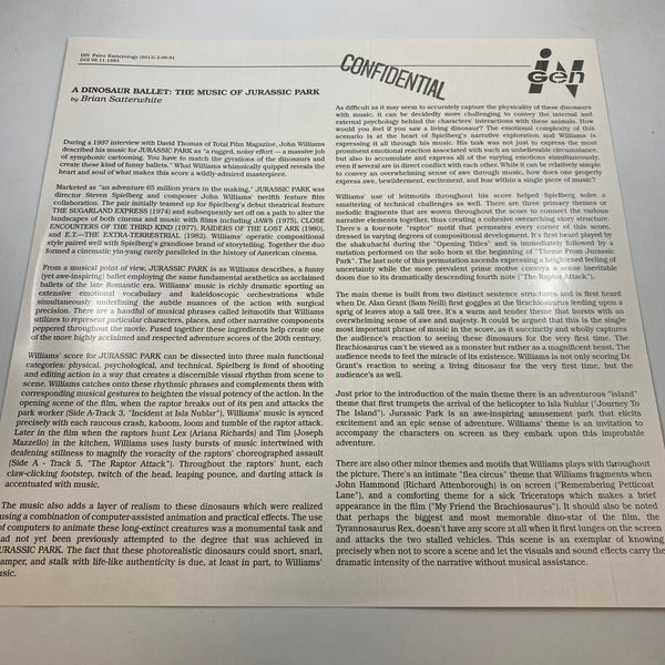 John Williams – Jurassic Park (Original Motion Picture Soundtrack) LP USED Vinyl NM/NM Color Vinyl