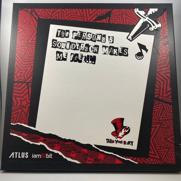 Shoji Meguro, Atlus Sound Team – Persona 5 Vinyl Soundtrack: Essential Edition LP USED Vinyl Box Set NM/VG+ Color Vinyl