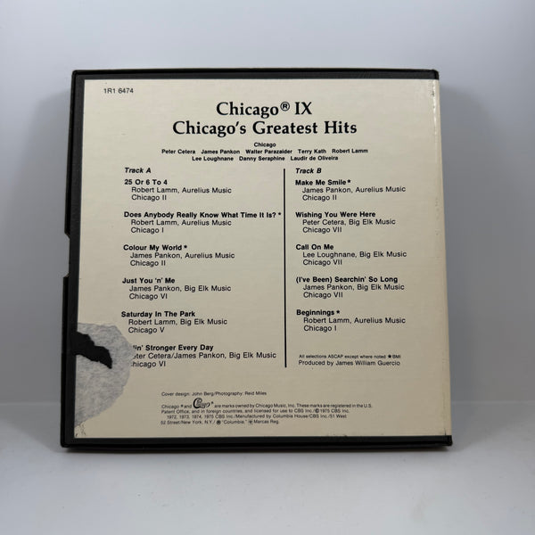 Chicago – Chicago IX - Chicago's Greatest Hits USED Reel-To-Reel