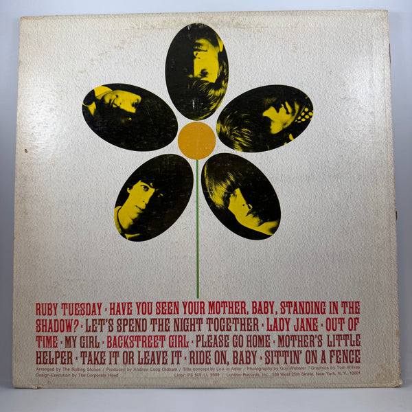 The Rolling Stones – Flowers LP USED Vinyl VG+/G