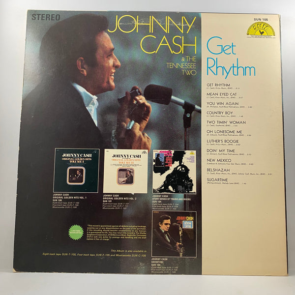 Johnny Cash & The Tennessee Two – Get Rhythm LP USED Vinyl VG+/VG+