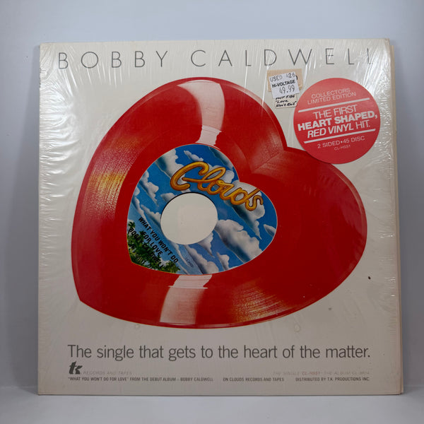 Bobby Caldwell – What You Won't Do For Love / Love Won't Wait 7" USED Vinyl VG++/VG++