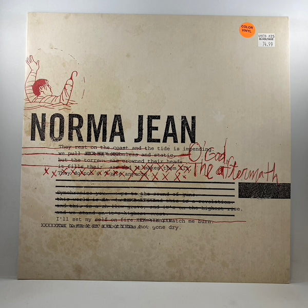 Norma Jean – O'God The Aftermath LP USED Vinyl NM/NM Color Vinyl