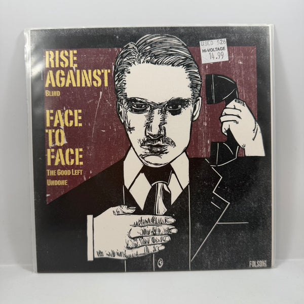 Rise Against / Face To Face – Rise Against / Face To Face 7" USED Vinyl NM/NM Color Vinyl