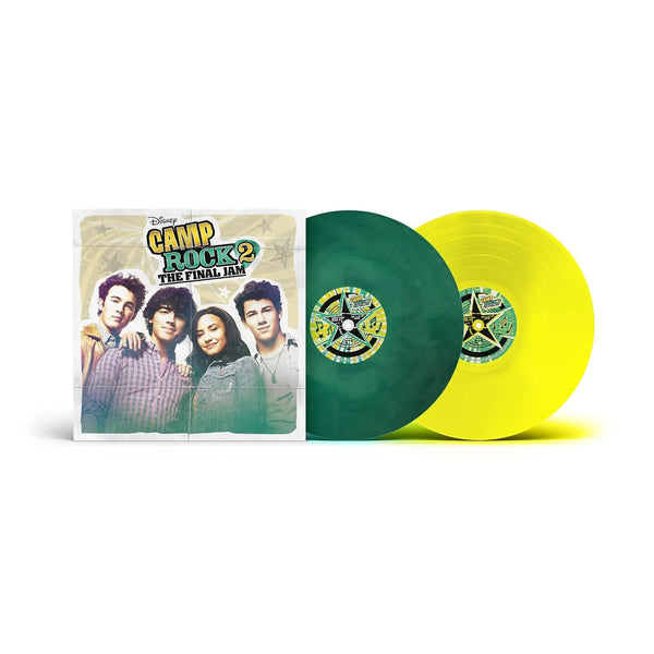 Camp Rock 2 The Final Jam Forest Pine Green Sunburst Yellow 2LP NEW