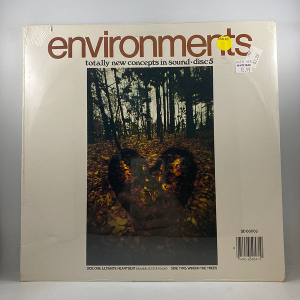 No Artist – Environments (Totally New Concepts In Sound - Disc 5) LP USED Vinyl Mint Still Sealed