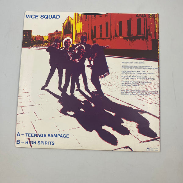 Vice Squad – Teenage Rampage 7" USED Vinyl VG++/VG+