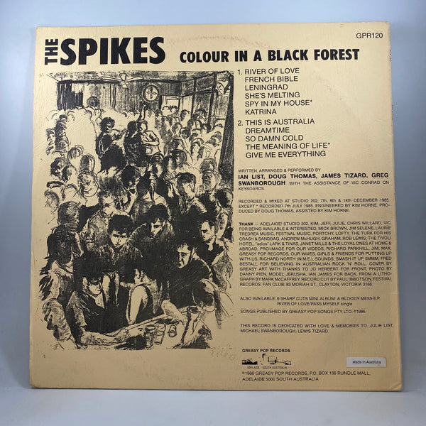 The Spikes – Colour In A Black Forest LP USED Vinyl VG++/VG+