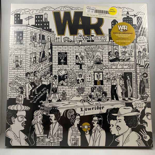 War – The Vinyl: 1971-1975 LP USED Vinyl Box Set Mint / Still sealed / Color Vinyl