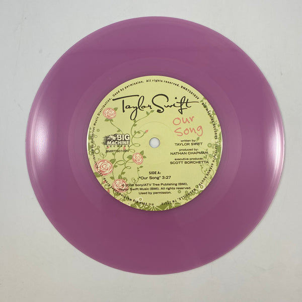 Taylor Swift – Our Song 7" USED vinyl NM/NM Color Vinyl