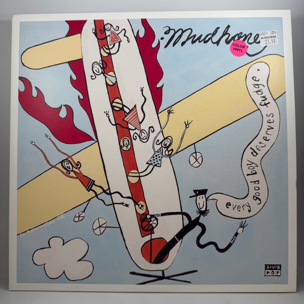 Mudhoney – Every Good Boy Deserves Fudge LP USED Vinyl NM/NM Color Vinyl