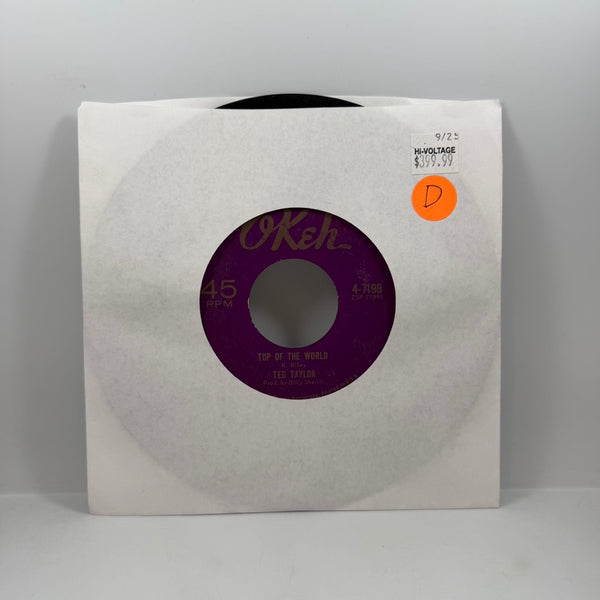 Ted Taylor – Somebody's Always Trying / Top Of The World 7" USED Vinyl VG/Generic