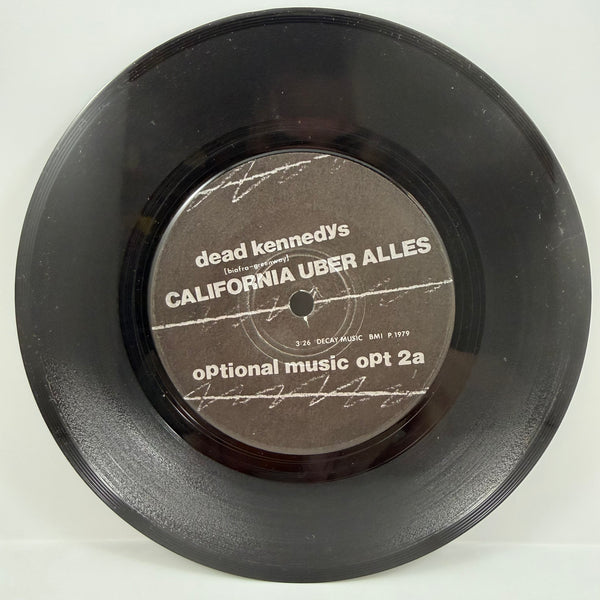 Dead Kennedys – California Über Alles 7" USED Vinyl NM/VG