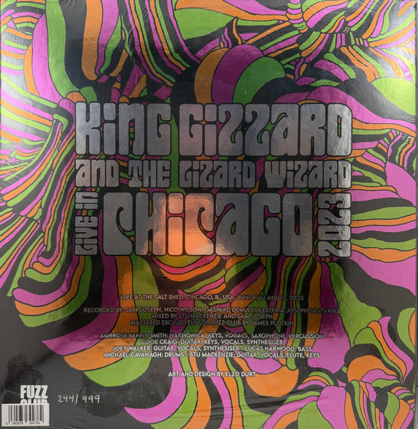 King Gizzard And The Lizard Wizard – Live in Chicago 2023 LP NOS Vinyl Box Set Mint Still Sealed