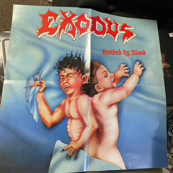 Exodus – Bonded By Blood LP USED Vinyl VG+/VG+