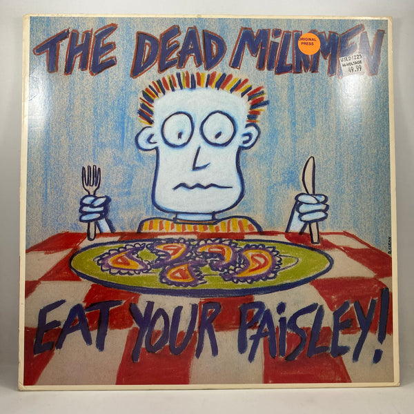 The Dead Milkmen – Eat Your Paisley LP USED Vinyl VG++/VG+ Original Pressing