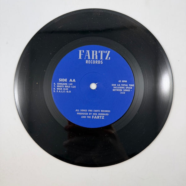 The Fartz – Because This Fuckin' World Stinks... 7" USED Vinyl VG++/VG+