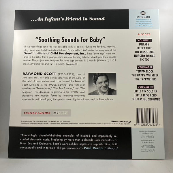 Raymond Scott – Soothing Sounds For Baby LP USED Vinyl NM/NM Color Vinyl