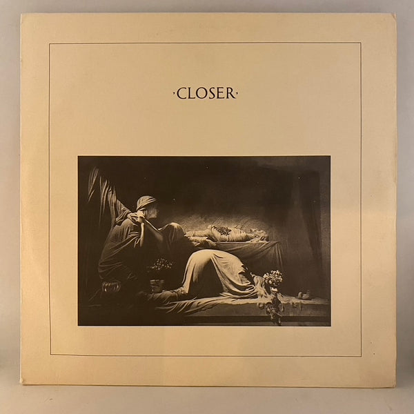 Joy Division – Closer LP USED VG+/VG+ 1980 Original UK Pressing Rounded Corner Dark Red Vinyl