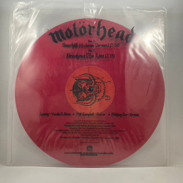 Motörhead – Overkill / Breaking The Law LP USED Vinyl VG+/Generic Limited Edition / Color Vinyl