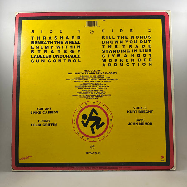 D.R.I. – Thrash Zone LP USED Vinyl VG+/VG