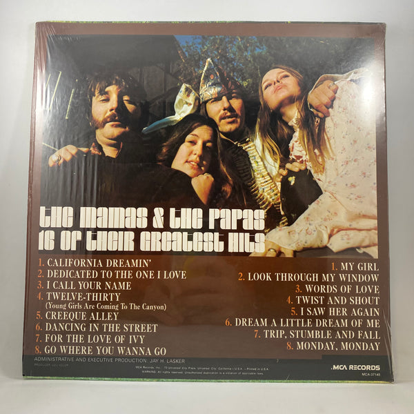 The Mamas & The Papas – 16 Of Their Greatest Hits LP USED Vinyl VG+/VG+