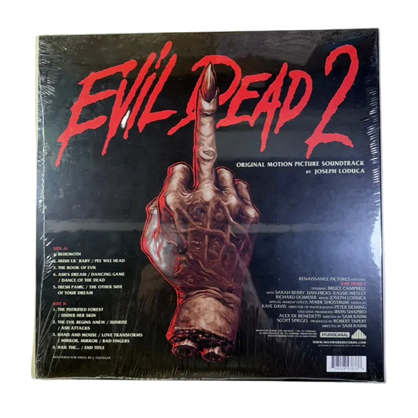 Joseph LoDuca – Evil Dead 2 (Original Motion Picture Music) LP NOS Vinyl Mint Still Sealed