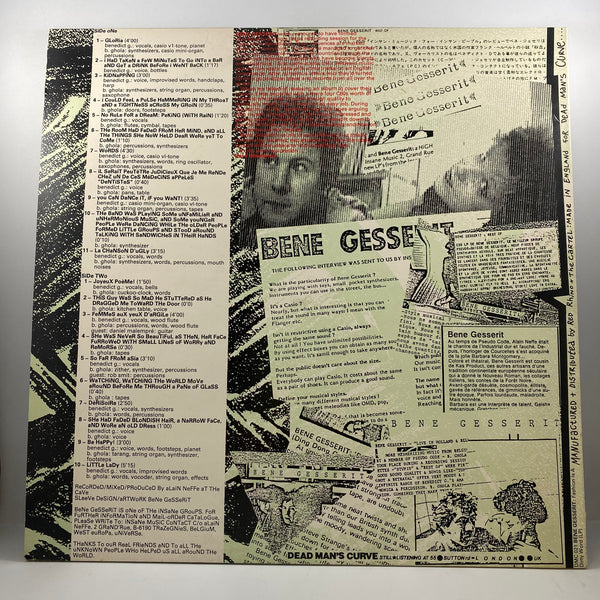 Bene Gesserit – Fashion Is A Dirty Word LP USED Vinyl VG+/VG+