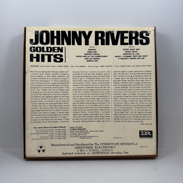 Johnny Rivers – Johnny Rivers' Golden Hits USED Reel-To-Reel