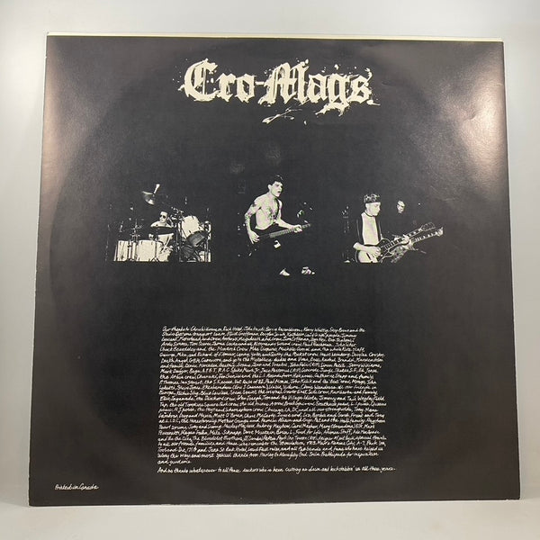 Cro-Mags – Best Wishes LP USED Vinyl VG+/VG+