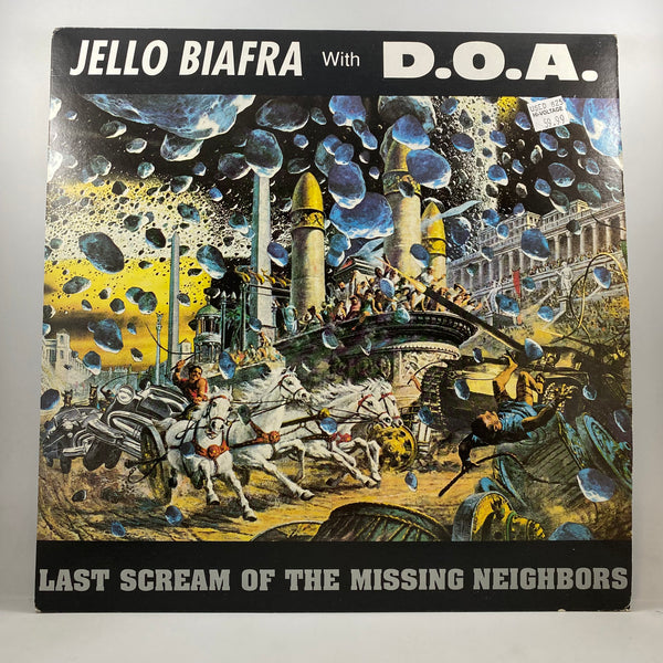 Jello Biafra With D.O.A. – Last Scream Of The Missing Neighbors LP USED Vinyl VG+/VG+