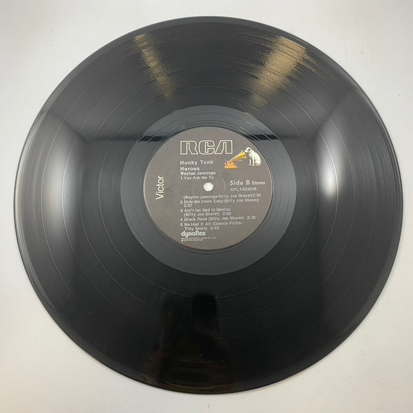 Waylon Jennings – Honky Tonk Heroes LP USED Vinyl VG+/VG