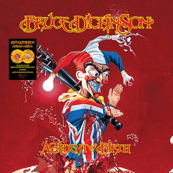 Bruce Dickinson - Accident of Birth (2026 Remix) 2LP NEW Yellow/Red Splatter Vinyl