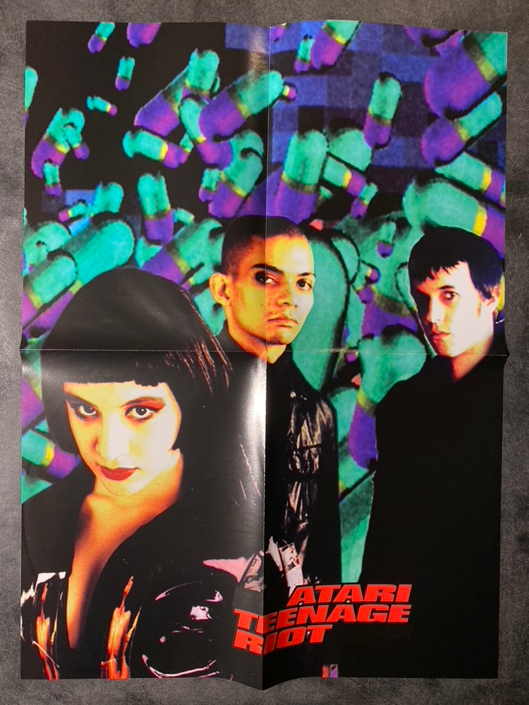 Atari Teenage Riot Burn Berlin Burn レコード Atari Teenage Riot – Burn, Berlin, Burn! 2LP USED VG++/VG – Hi