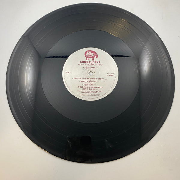 Circle Jerks – Golden Shower Of Hits LP USED Vinyl VG/VG