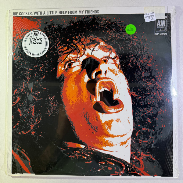Joe Cocker – With A Little Help From My Friends LP NOS Vinyl Mint Still Sealed