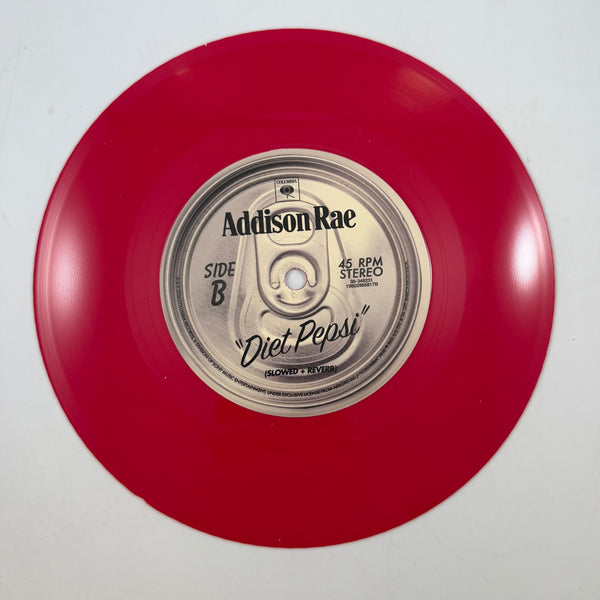 Addison Rae – Diet Pepsi 7" USED Vinyl NM/NM Color Vinyl