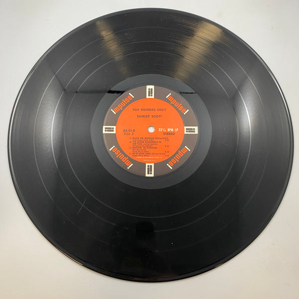 Shirley Scott Trio – For Members Only LP USED Vinyl VG/VG+