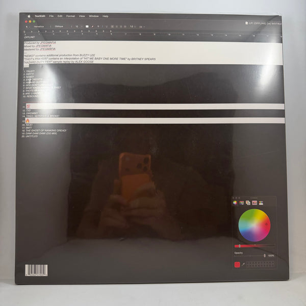 JPEGMAFIA – LP! LP USED Vinyl NM/NM Color Vinyl