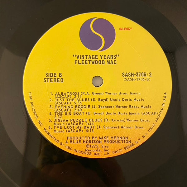 Fleetwood Mac – Vintage Years 2LP USED NM/VG++ 1975 Pressing