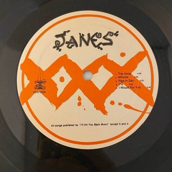 Janes Addiction – Janes Addiction LP USED VG++/VG+ 1987 Barcode Repress