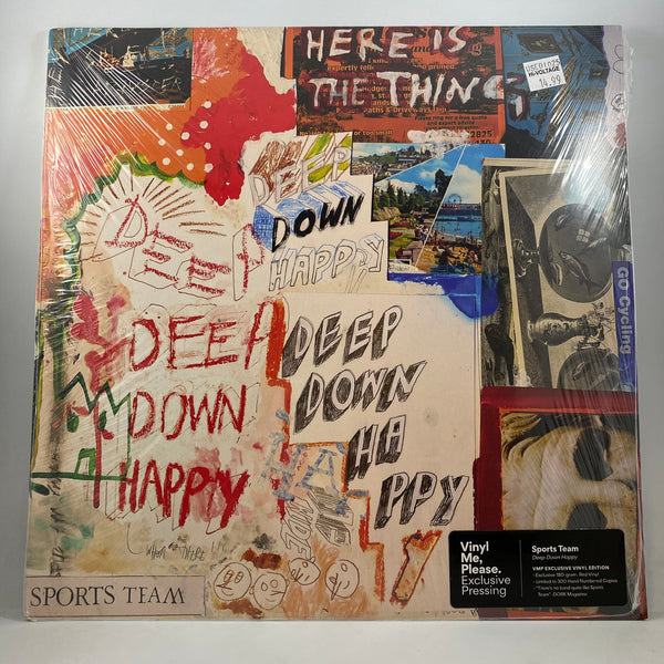 Sports Team – Deep Down Happy LP USED Vinyl Mint Still Sealed Color Vinyl