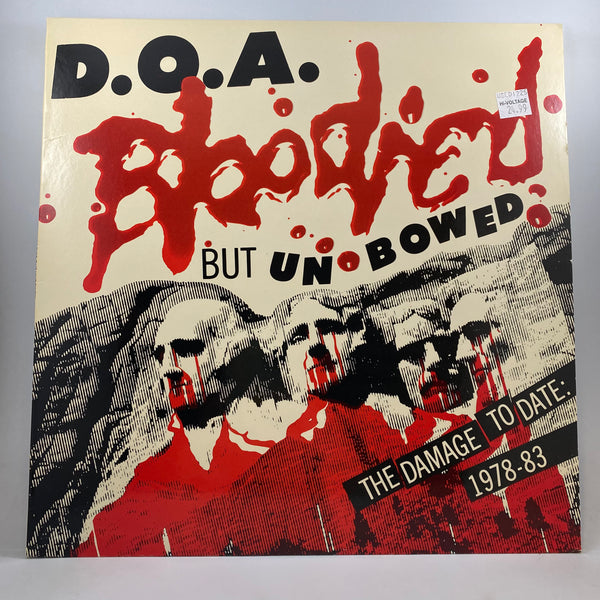D.O.A. – Bloodied But Unbowed (The Damage To Date: 1978-83) LP USED Vinyl VG+/VG+