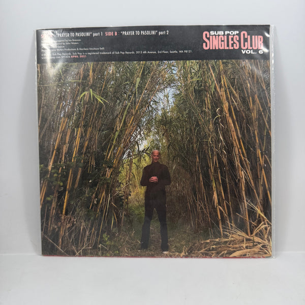 John Waters – Prayer to Pasolini (Part 1) b/w Prayer to Pasolini (Part 2) 7" USED Vinyl NM/NM Color Vinyl